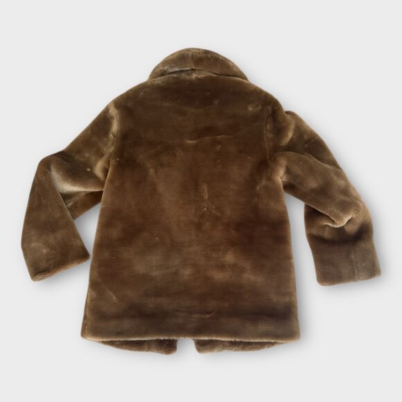 & Other Stories Faux Fur Coat - Brown - US 2 - Picture 7 of 10